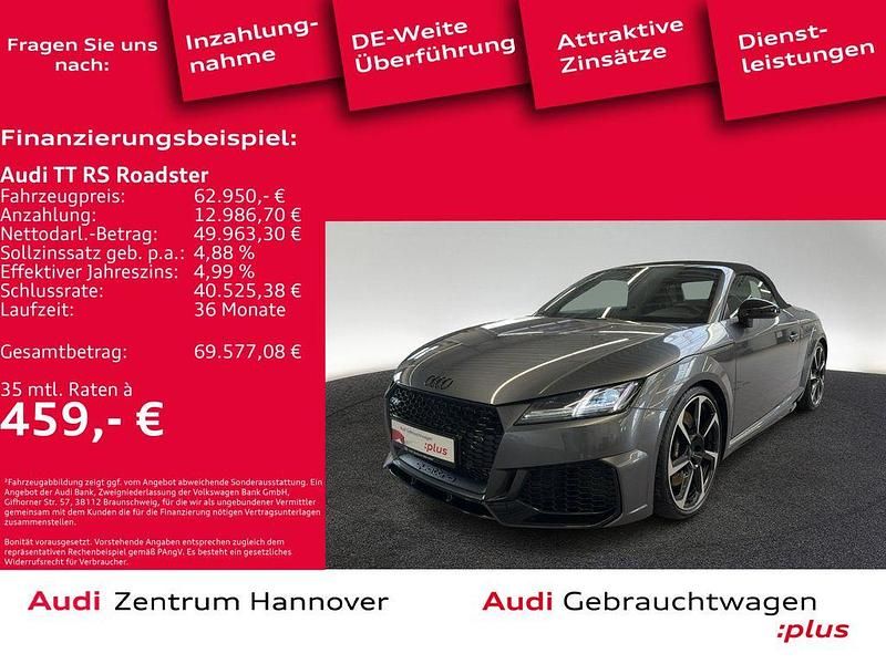 Daytonagrau perleffekt Gebraucht 2022 Audi TT Roadster Comfort Cabrio | 62.950 € (Etwas zu teuer) - Bild 1/4