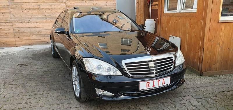 Schwarz Gebraucht 2008 Mercedes S500L Limousine | 14.980 € (Superpreis) - Bild 1/4