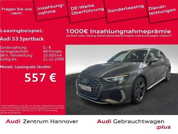 Grau (6y daytonagrau perleffekt) Gebraucht 2022 Audi S3 Comfort Limousine | 34.951 € (Superpreis) - Bild 1/4