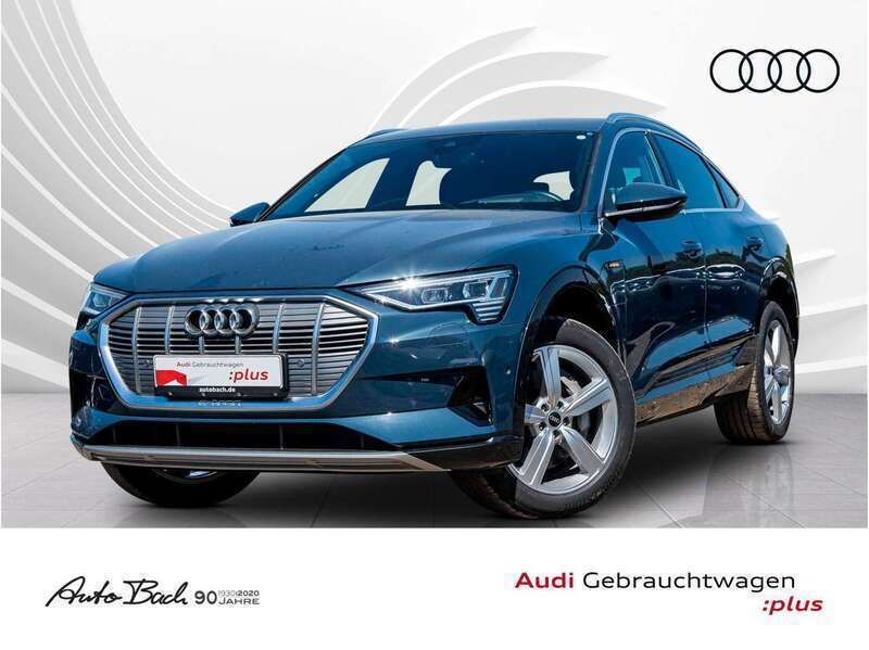 Plasmablau metallic Gebraucht 2021 Audi e-tron S-Line SUV | 34.970 € (Superpreis) - Bild 1/4