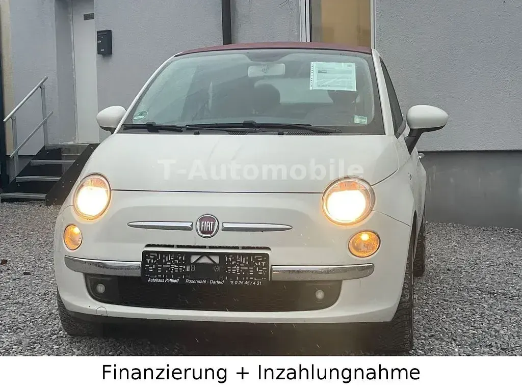 Gebraucht Fiat 500C Lounge 69 PS (50 kW) 2011 Weiß Cabrio