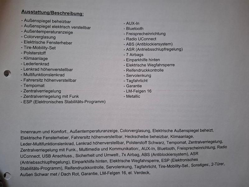 Gebraucht Fiat 500C Lounge 69 PS (50 kW) 2017 Schwarz Cabrio