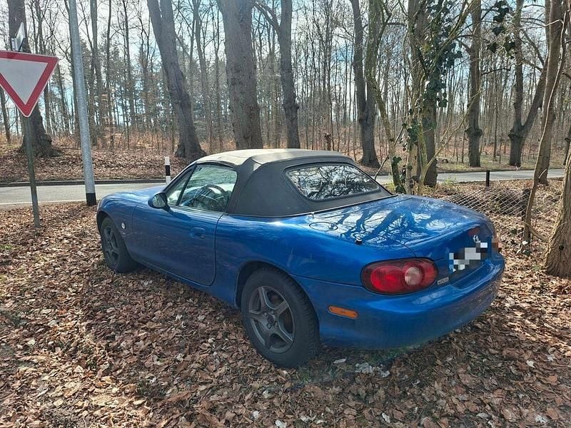 Gebraucht Mazda MX5 110 PS (80 kW) 2002 Blau Cabrio