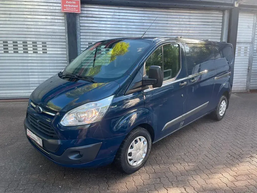 Gebraucht Ford Transit Custom Trend 131 PS (96 kW) 2016 Blau Van / Kleinbus