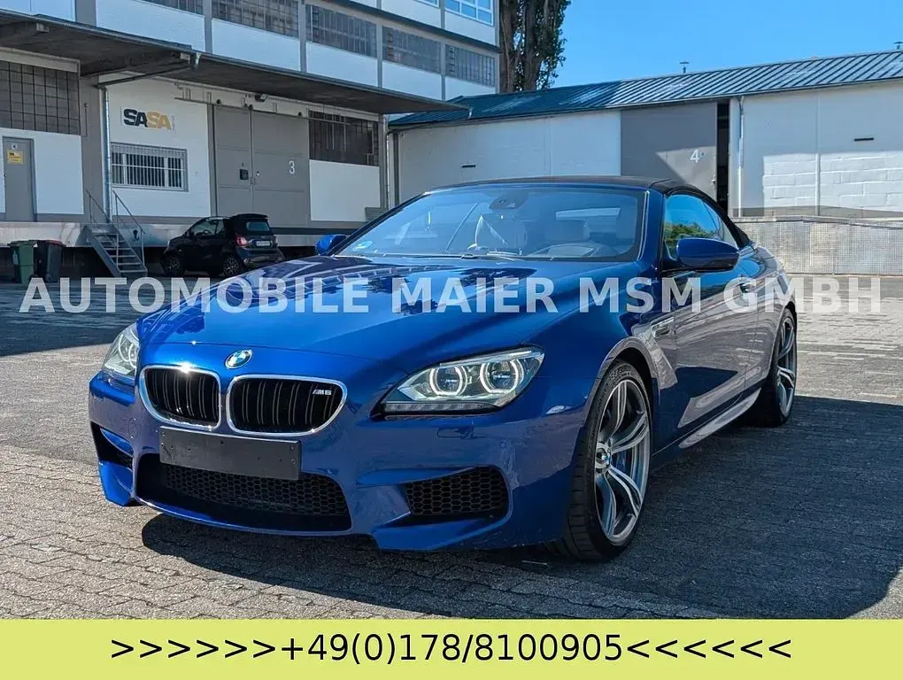 Gebraucht BMW M6 Cabriolet Sport Line 560 PS (411 kW) 2012 Blau Cabrio