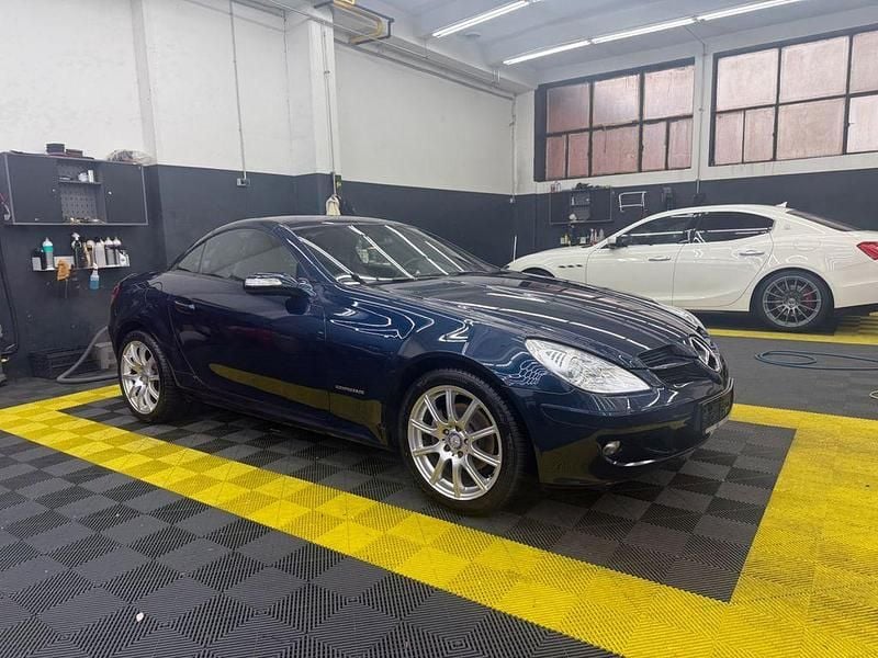 Gebraucht Mercedes SLK200 163 PS (119 kW) 2008 Blau Cabrio