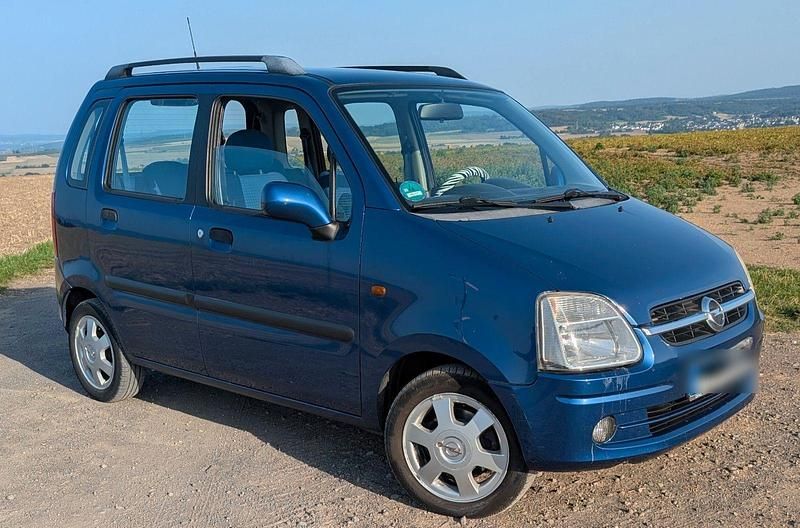 Blau Gebraucht 2003 Opel Agila Comfort Kleinwagen | 1.499 € (Fairer Preis) - Bild 1/4