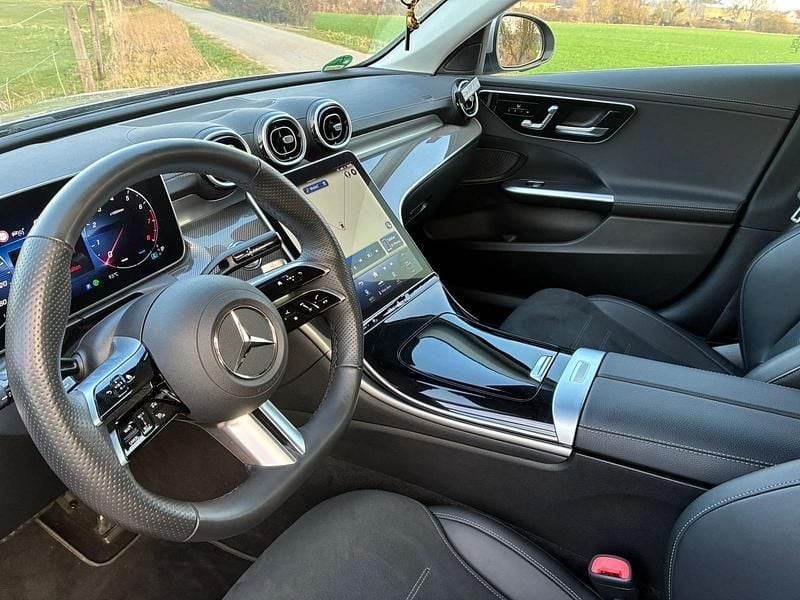 Gebraucht Mercedes C200 AMG line 204 PS (150 kW) 2023 Beige Kombi