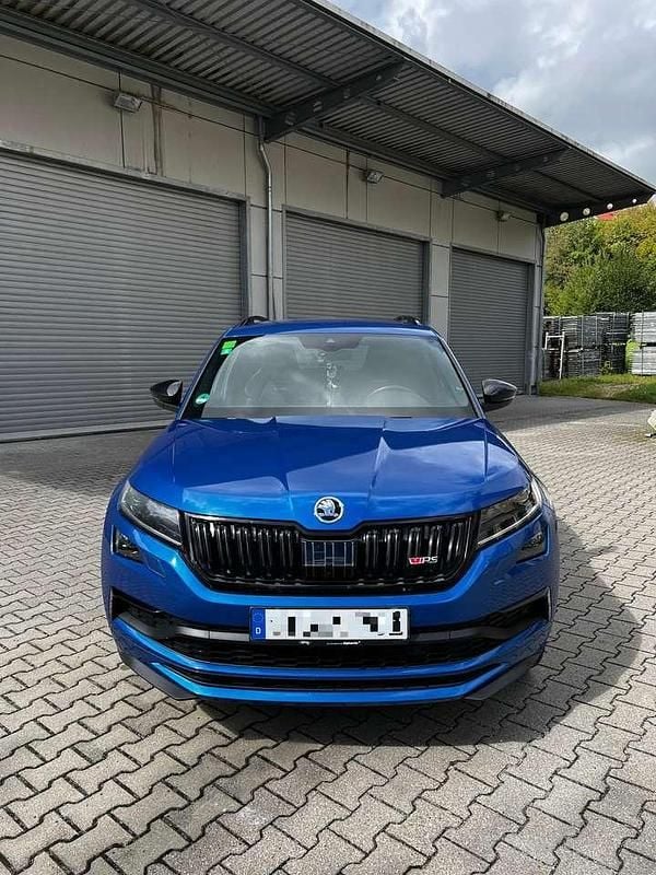 Blau Gebraucht 2019 Skoda Kodiaq vRS SUV | 33.299 € (Fairer Preis) - Bild 1/4