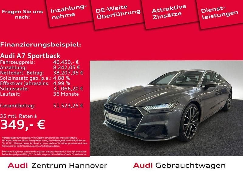Daytonagrau perleffekt Gebraucht 2022 Audi A7 Sport Kleinwagen | 46.450 € (Guter Preis) - Bild 1/4