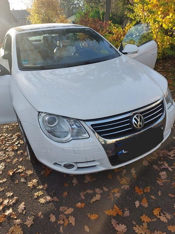 Weiß Gebraucht 2008 VW Eos Cabrio | 6.950 € (Teuer) - Bild 1/4