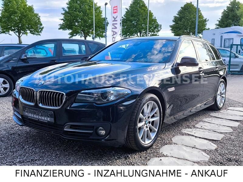 Schwarz Gebraucht 2014 BMW 520 Comfort Edition Kombi | 13.900 € (Teuer) - Bild 1/4