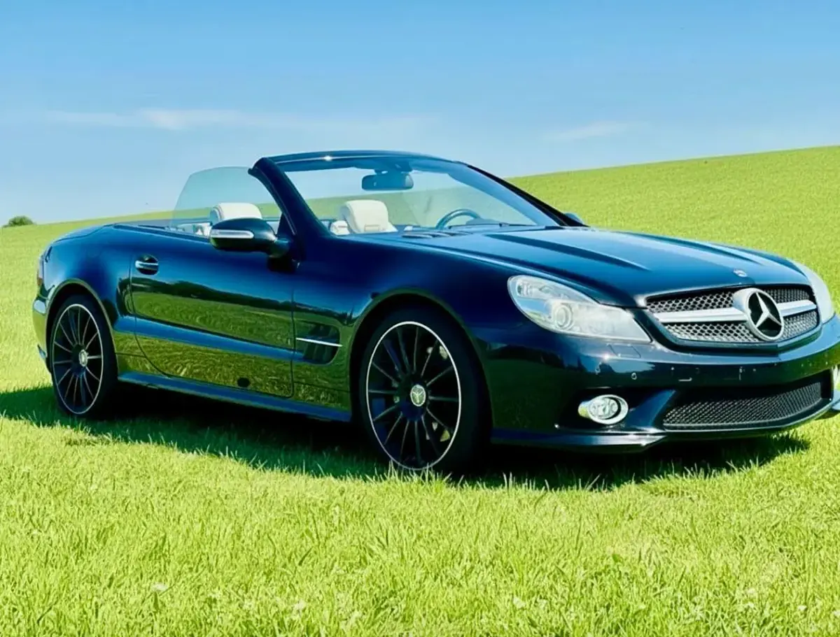Gebraucht Mercedes SL350 AMG 315 PS (231 kW) 2008 Schwarz Cabrio