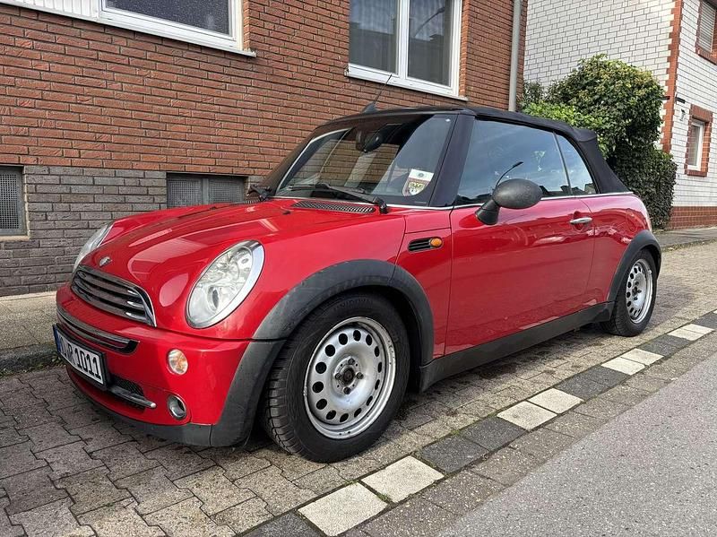 Rot Gebraucht 2005 Mini Cooper Cabriolet Cabrio | 3.900 € (Fairer Preis) - Bild 1/4