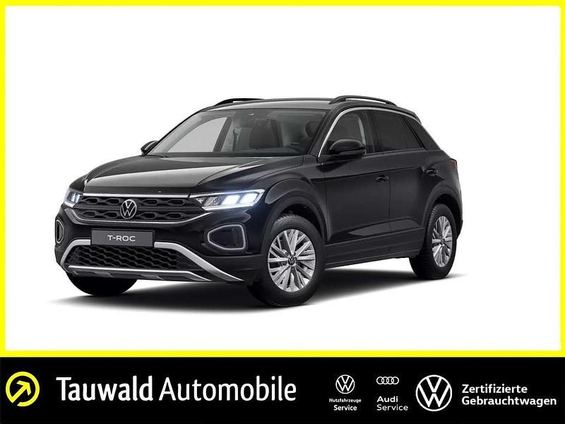 Schwarz Gebraucht 2025 VW T-Roc Life SUV | 22.730 € (Guter Preis) - Bild 1/3