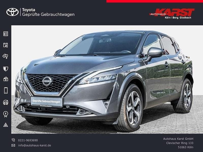 Dark metallic grey Gebraucht 2022 Nissan Qashqai N-Connecta SUV | 24.485 € (Fairer Preis) - Bild 1/4
