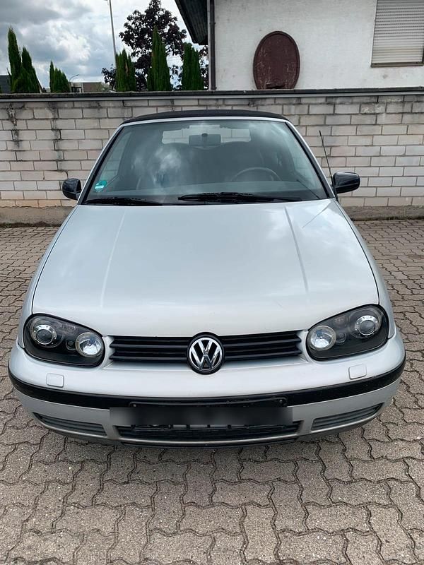 Silber Gebraucht 2000 VW Golf Cabriolet Cabrio | 1.250 € (Superpreis) - Bild 1/4