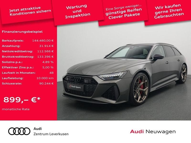Aventuringrün Gebraucht 2024 Audi RS6 Performance Kombi | 142.980 € (Teuer) - Bild 1/4