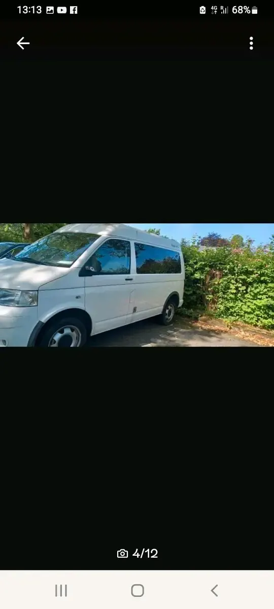 Usata VW Transporter 132 CV (97 kW) 2005 Bianco Furgone