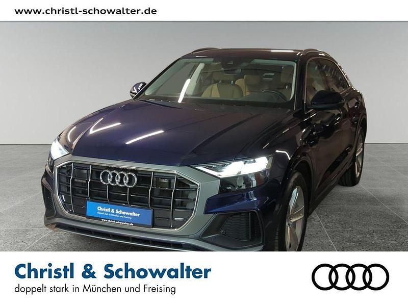 Gebraucht Audi Q8 S-Line 286 PS (210 kW) 2022 Navarrablau metallic SUV