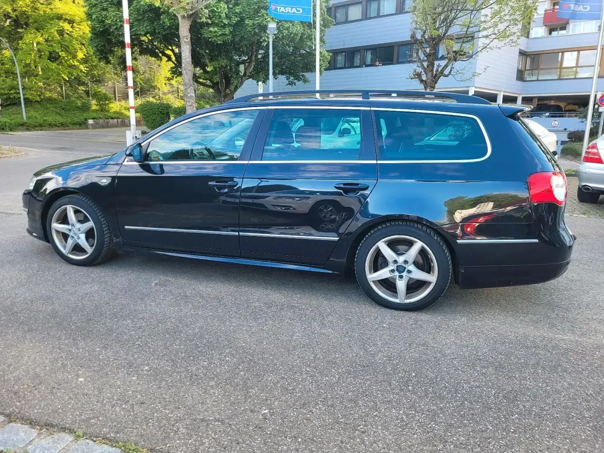 Usata VW Passat R-line Edition 200 CV (147 kW) 2009 Nero Station wagon
