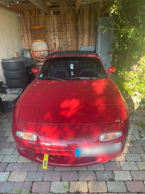Rot Gebraucht 1990 Mazda MX5 Cabrio | 10.000 € - Bild 1/4
