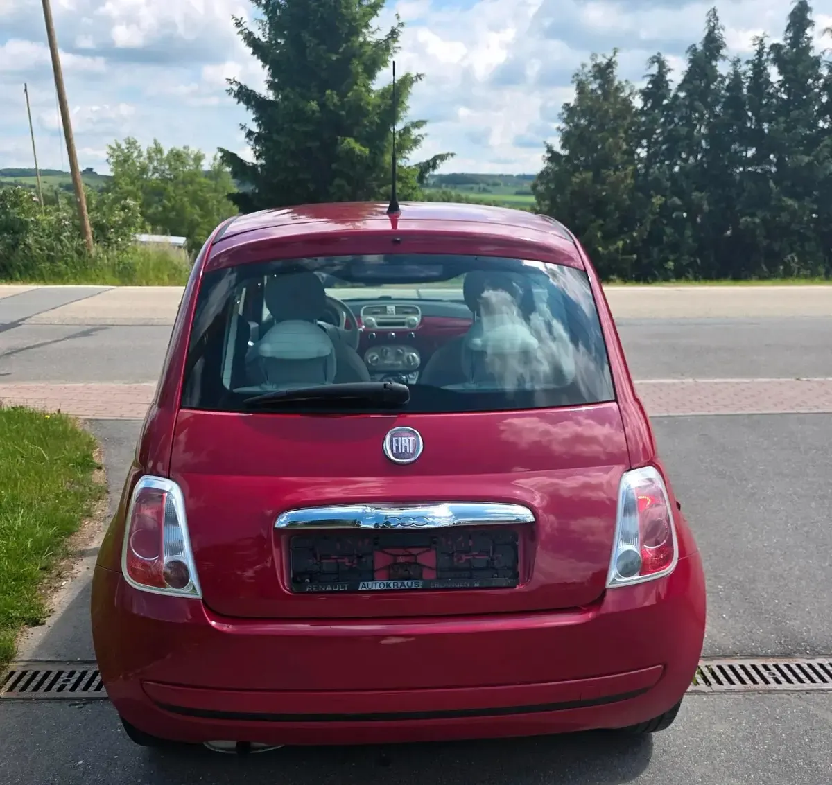 Gebraucht Fiat 500 70 PS (51 kW) 2009 Rot Kleinwagen