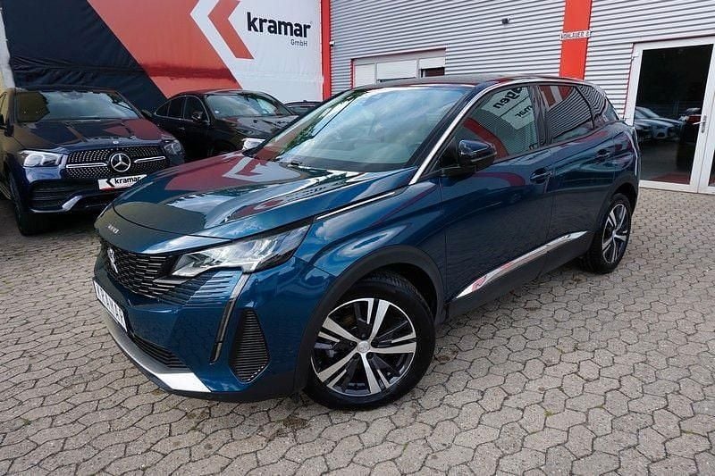 Blau Gebraucht 2022 Peugeot 3008 Allure SUV | 18.990 € (Superpreis) - Bild 1/4