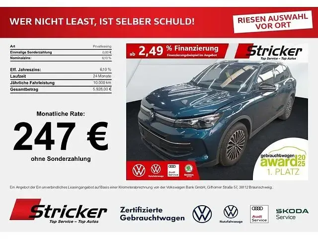 Gebraucht VW Tiguan Goal 150 PS (110 kW) 2025 SUV