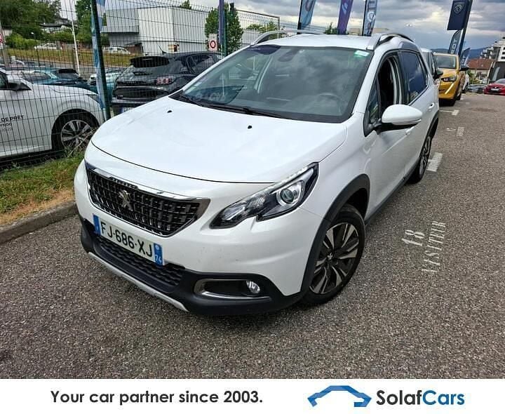 Weiß Gebraucht 2019 Peugeot 2008 Allure SUV | 8.954 € (Superpreis) - Bild 1/4