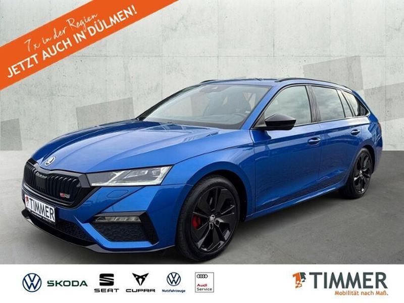 Race blau metallic Gebraucht 2023 Skoda Octavia RS Kombi | 29.789 € (Fairer Preis) - Bild 1/4