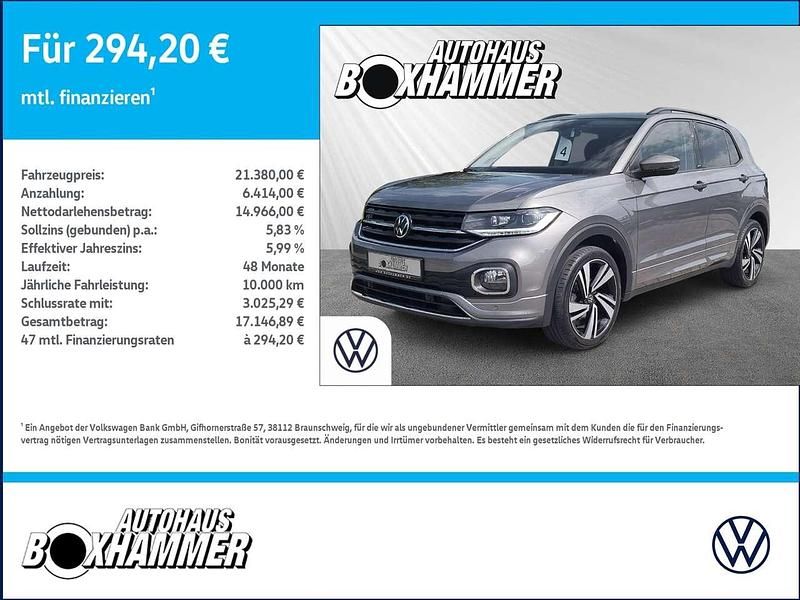 Grau Gebraucht 2021 VW T-Cross Active SUV | 21.380 € (Fairer Preis) - Bild 1/4