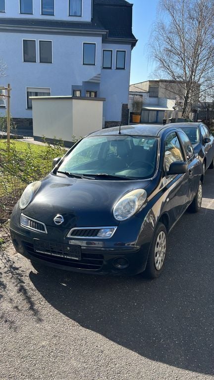 Schwarz Gebraucht 2010 Nissan Micra Visia Kleinwagen | 800 € (Superpreis) - Bild 1/3