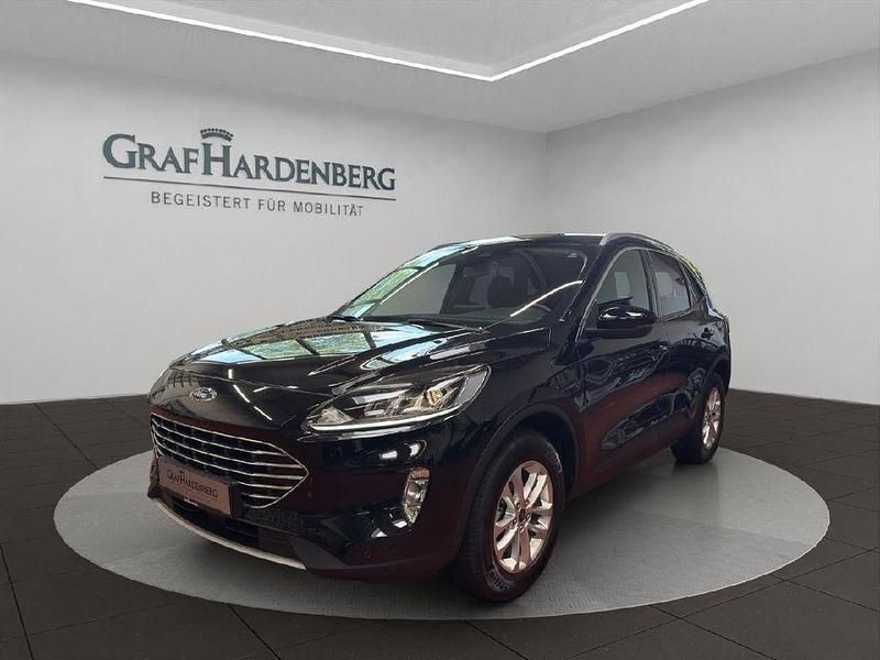Obsidianschwarz metallic Gebraucht 2022 Ford Kuga Titanium SUV | 25.980 € (Guter Preis) - Bild 1/4