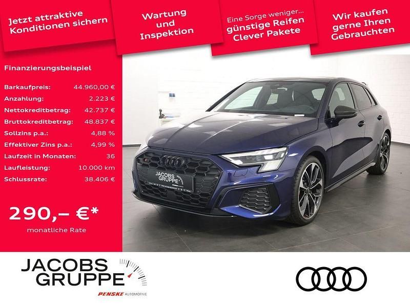 Blau Gebraucht 2024 Audi S3 Sport Limousine | 44.960 € (Fairer Preis) - Bild 1/4