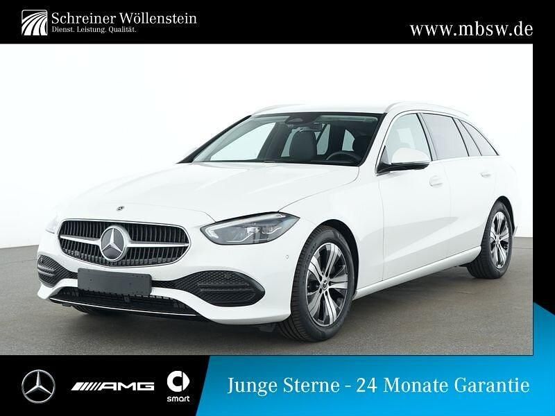 Unilack polarweiß Gebraucht 2024 Mercedes C200 Avantgarde Kombi | 35.770 € (Guter Preis) - Bild 1/4