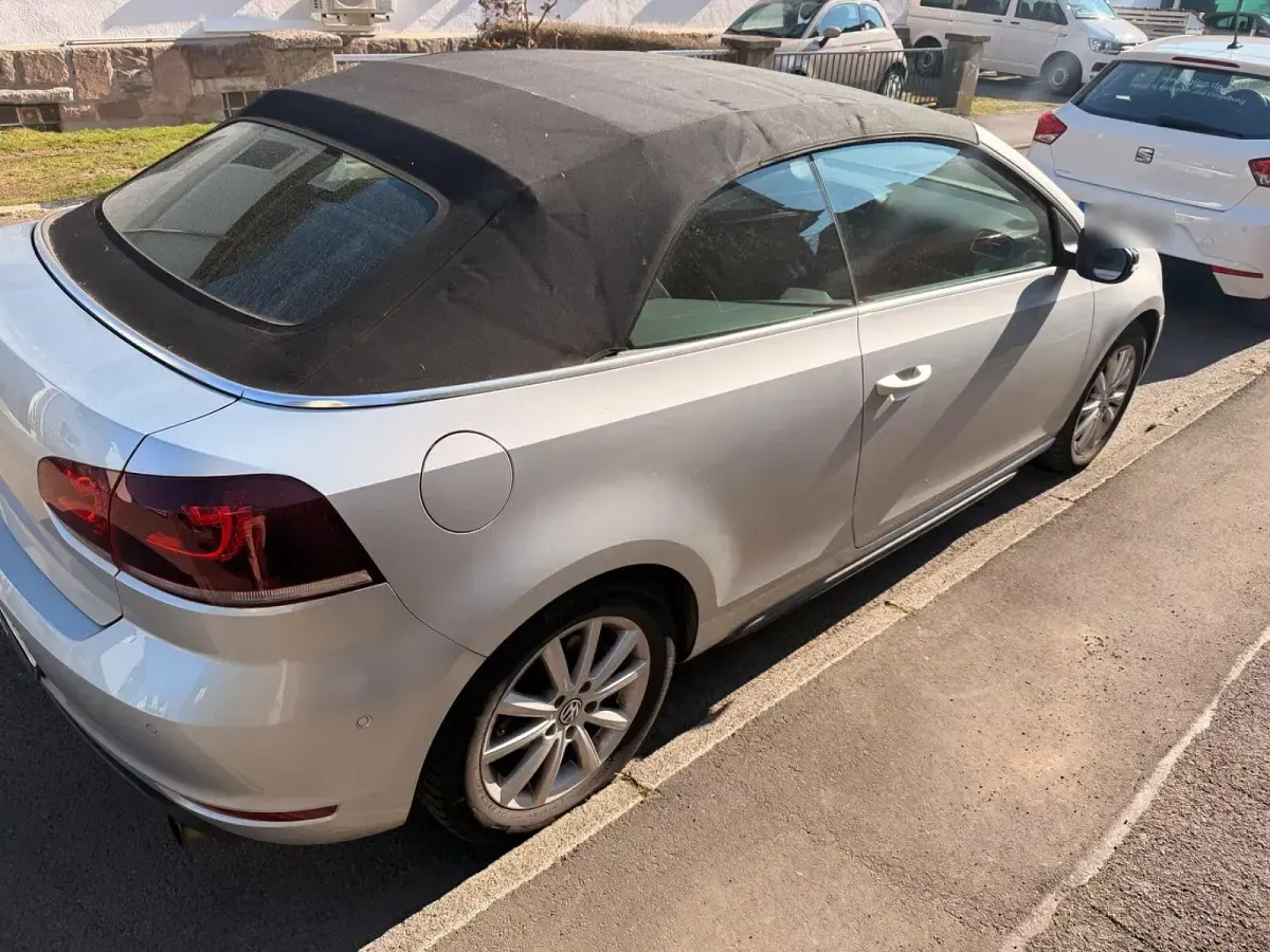 Gebraucht VW Golf Cabriolet GTI 211 PS (155 kW) 2014 Silber Cabrio