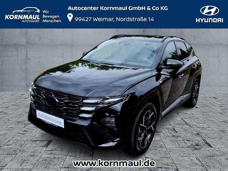 Schwarz Neu 2025 Hyundai Tucson N Line SUV | 42.408 € (Teuer) - Bild 1/4
