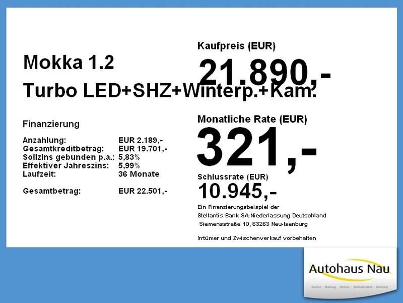 Gebraucht Opel Mokka 131 PS (96 kW) 2024 Lack weiss banquise/typ aussenverkl SUV