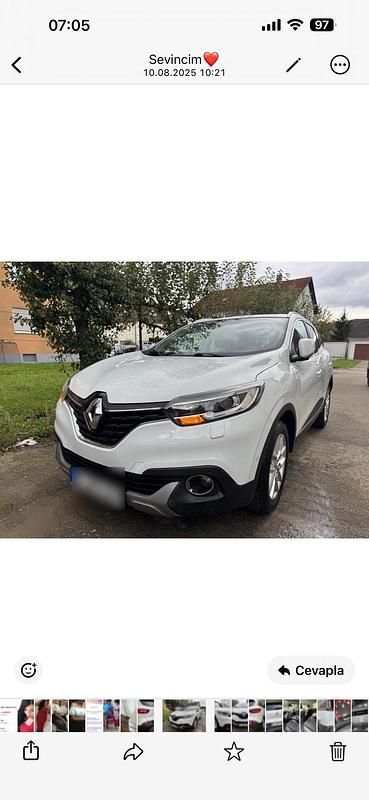Gebraucht Renault Kadjar 132 PS (97 kW) 2017 Weiß SUV