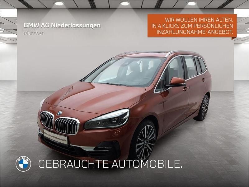 Orange Gebraucht 2019 BMW 220 Gran Tourer Luxury Line Van / Kleinbus | 19.870 € (Superpreis) - Bild 1/4