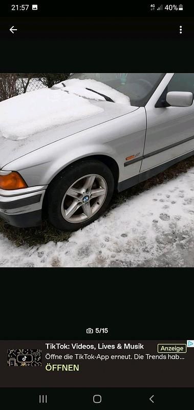 Gebraucht BMW 316 102 PS (75 kW) 1998 Silber