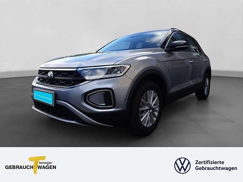 Silber Gebraucht 2023 VW T-Roc Life SUV | 25.260 € (Superpreis) - Bild 1/4