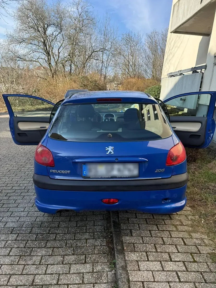 Gebraucht Peugeot 206 65 PS (47 kW) 2005 Blau Kleinwagen