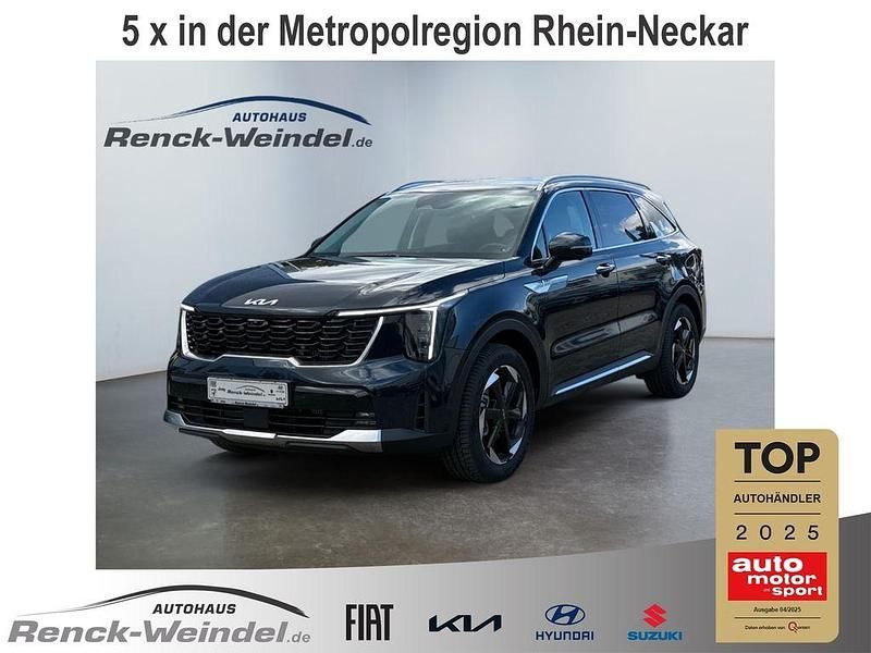 B4u) gravity blau met. (blau Neu 2025 Kia Sorento Spirit SUV | 52.989 € - Bild 1/4