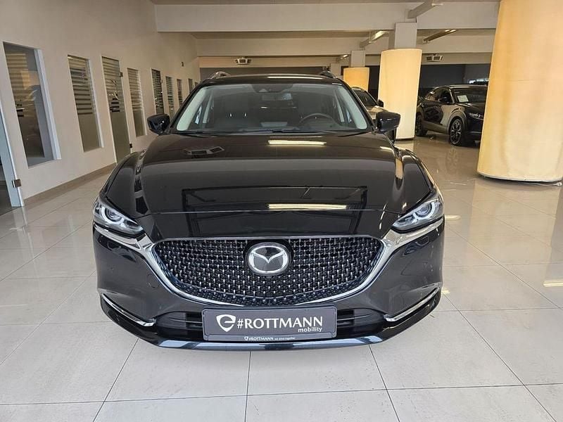 Schwarz Gebraucht 2024 Mazda 6 Exclusive-Line Kombi | 23.890 € (Superpreis) - Bild 1/4