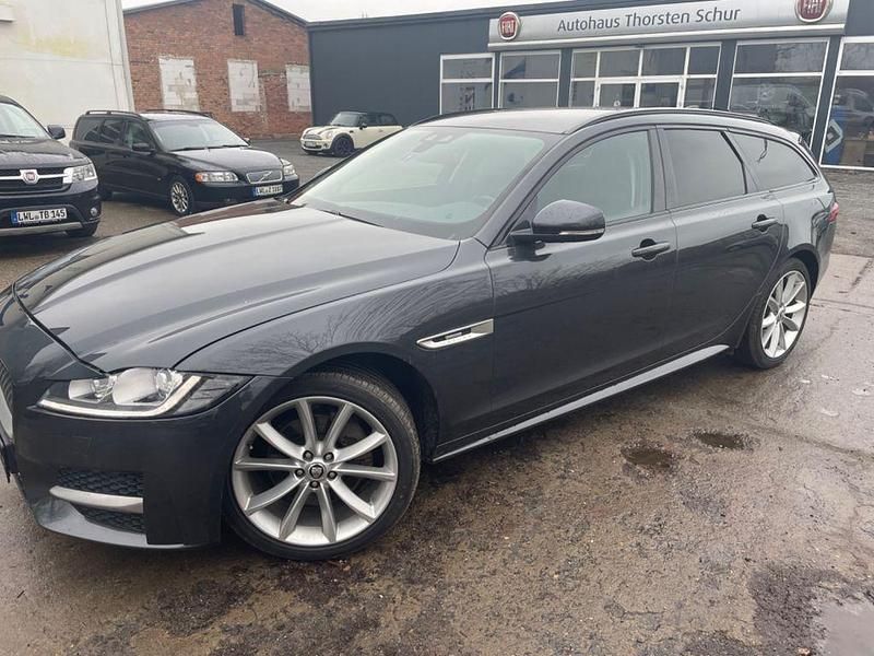 Grau Gebraucht 2019 Jaguar XF Sportbrake R-Sport Kombi | 22.900 € (Superpreis) - Bild 1/4