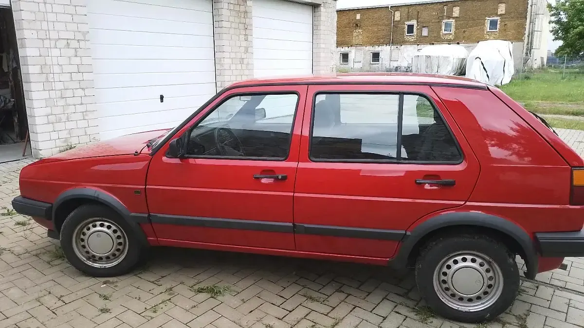 Gebraucht VW Golf II 55 PS (40 kW) 1990 Rot Kleinwagen