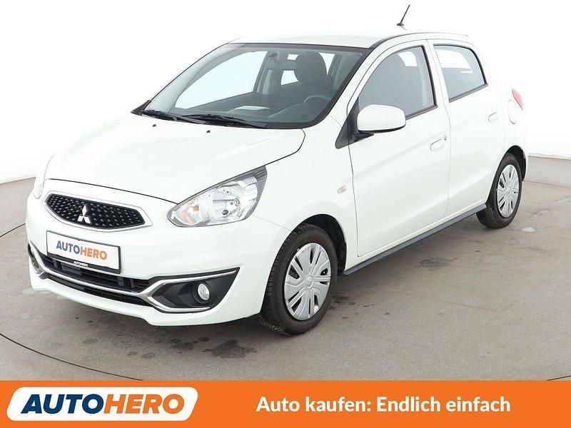 Gebraucht Mitsubishi Space Star Basis 71 PS (52 kW) 2019 Weiß Kleinwagen