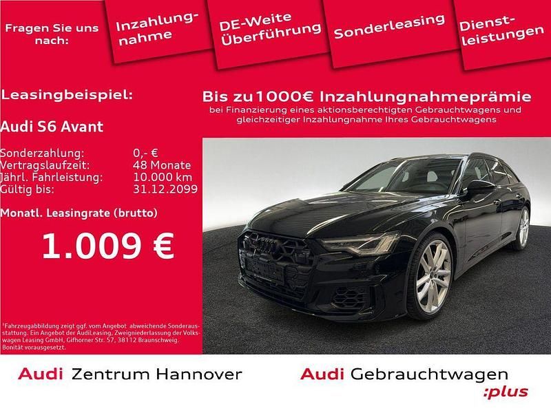 0e mythosschwarz metallic Gebraucht 2024 Audi S6 Sport Kombi | 71.450 € (Guter Preis) - Bild 1/4